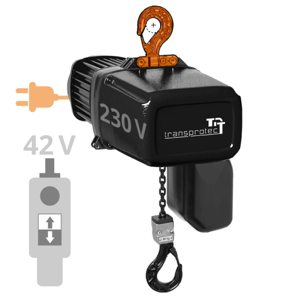 Elektrokettenzug T-ECH (230 V) mit Hakenaufhängung