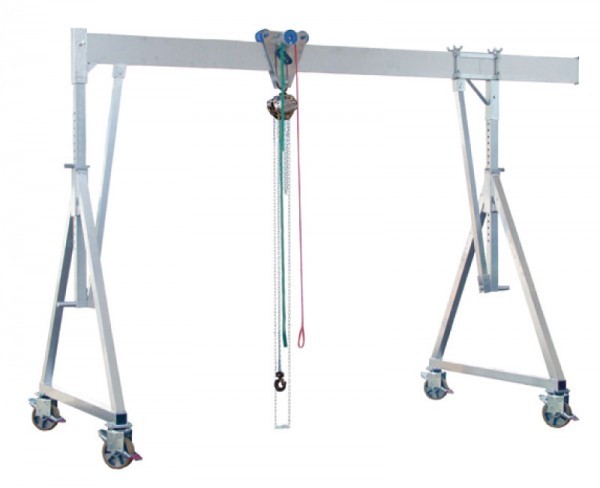 Alu-Portalkrane - mobil & stationär, Made in Germany - TRANSPROTEC