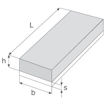 Gummi-Metall-Schiene, einfach Metall (Typ E)