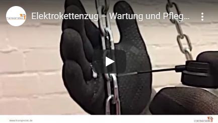 Wartung und Pflege der Lastkette/Kettenschmierung