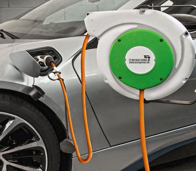 Charge-Reel für Elektro-Fahrzeuge (PKW) IP42